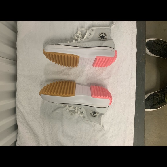 Converse Unisex Run Star Hike Hi 167851C White Black Electric Blush M11./W13 - Picture 3 of 5